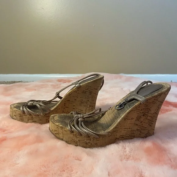 ❤️ Banana Republic wedge sandals! Size 8 US. - Picture 4 of 14